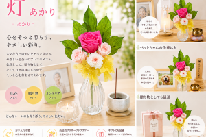 灯(あかり)｜A&K 株式会社　プリザーブドフラワー販売